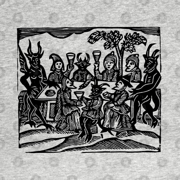 Witches' Sabbat (Black Ink Version) by LaForma
